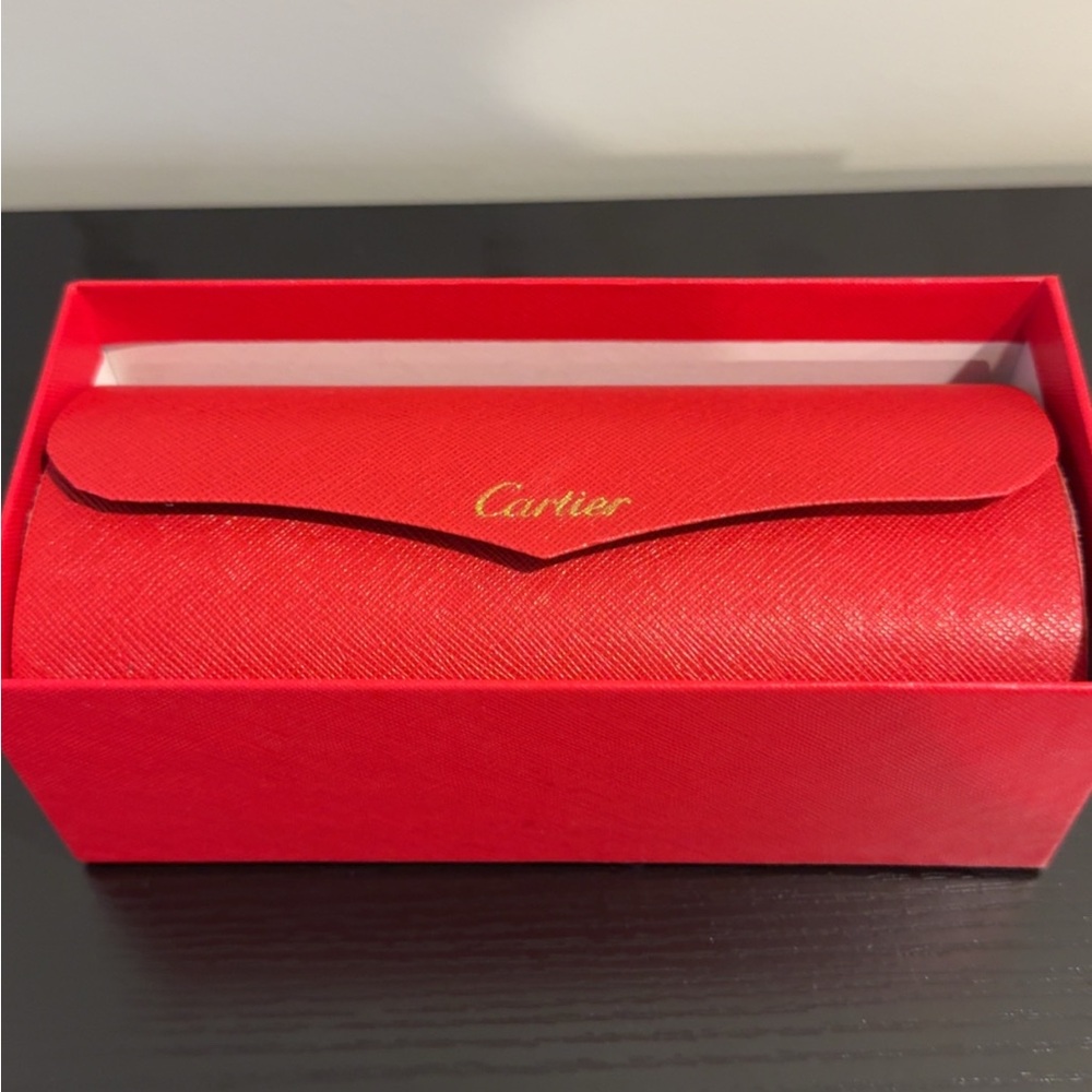 Cartier Luxurious Red Eyewear Case